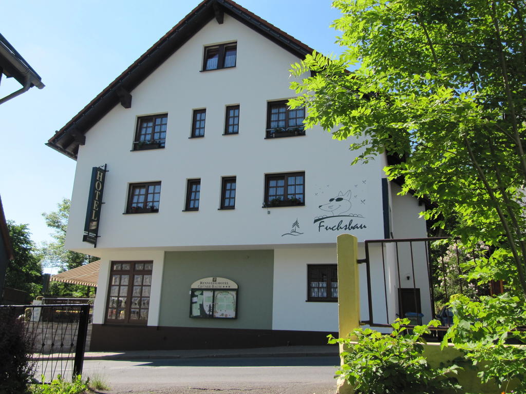 Rennsteighotel Gruener Baum Schmiedefeld am Rennsteig Esterno foto